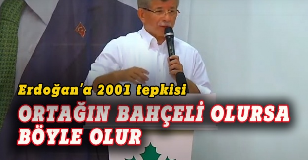 Davutoğlu'ndan Erdoğan'a  Bahçeli tepkisi