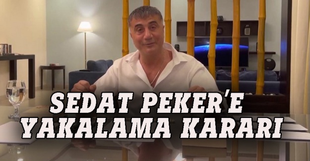Sedat Peker'e yakalama kararı