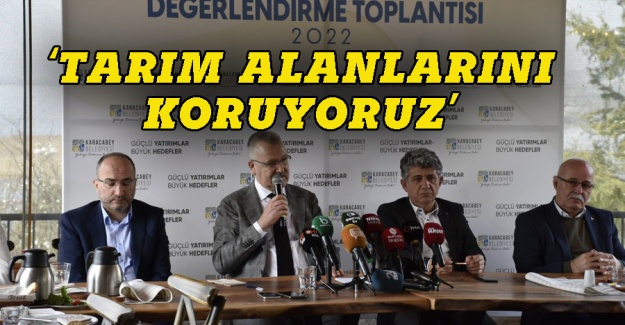 Ali Özkan: Tarım alanlarını koruyoruz