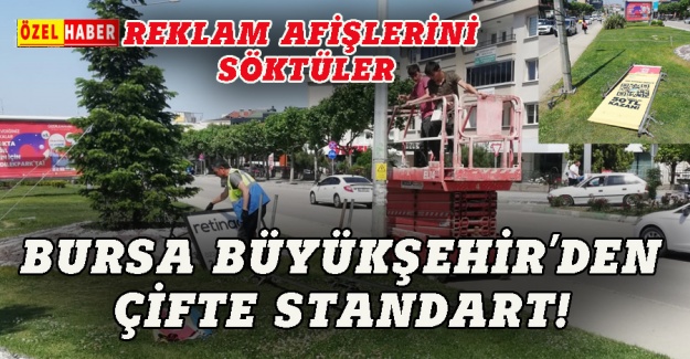 Bursa Büyükşehir'den çifte standart!