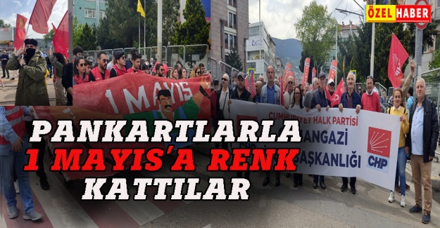 Bursa'da emekçilerden Erdoğan'a pankartlı gönderme