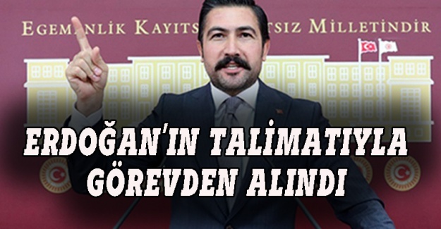 Özkan, Erdoğan'ın talimatıyla görevden alındı