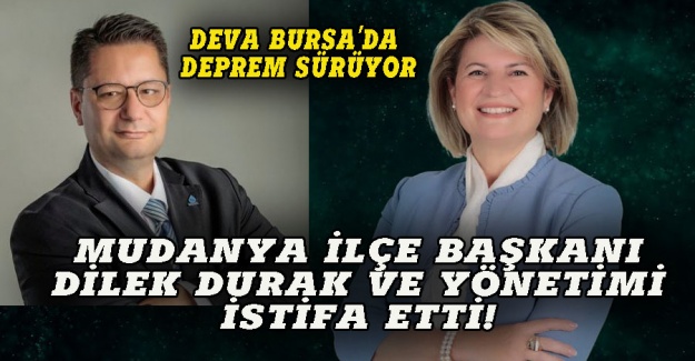 DEVA Bursa'da deprem sürüyor