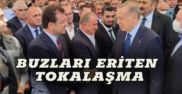 Erdoğan ve İmamoğlu cenazede tokalaştı