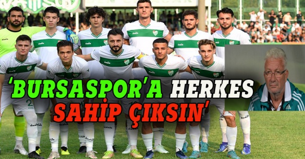 Ertekin: Bursaspor'a herkes destek versin