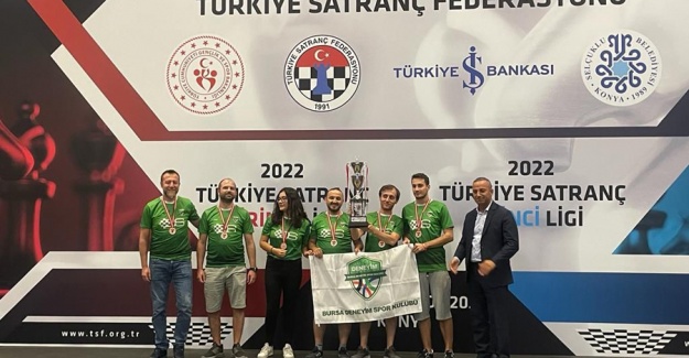 Bursa Deneyim Spor Satranç takımı şampiyon oldu