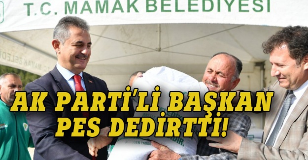AK Partili Mamak Belediye başkanı pes dedirtti!