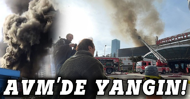 İstanbul'da AVM'de yangın