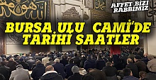 Bursa Ulu Cami'de tarihi anlar